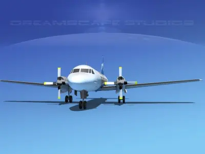 Convair CV-580 FAA 3D model