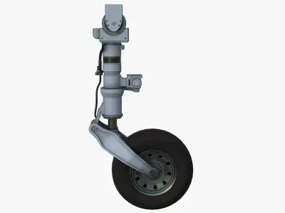  Aircraft Landing Gear Low-poly 3D model