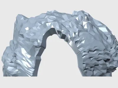 Aquarium-Ornaments fourth cave Free 3D print model