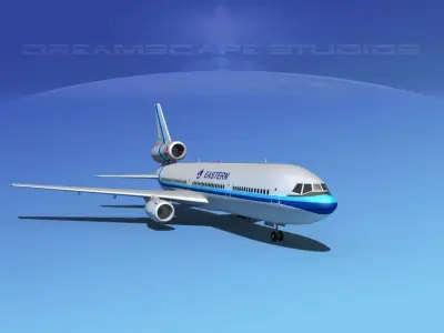 Douglas DC-10 Eastern Airlines 3D model