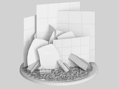 Bonfire 1 Free low-poly 3D model