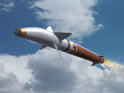 Stunner Missile  for Davids Sling 3D model