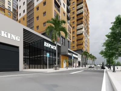 promotionnel residential  Low-poly 3D model