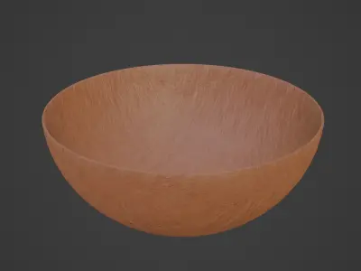 Medieval Bowl 01 Low-poly 3D model