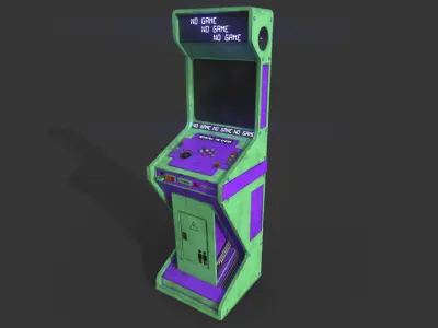 Game Machine Low-poly 3D model