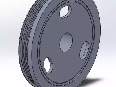 LS4 Harmonic Balancer Pulley 3D model