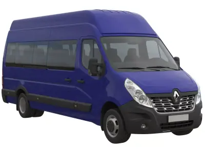 Renault Master 2015 Minibus MAXI 3D model