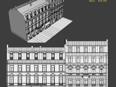 Facades Vol4 1 3D model