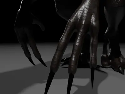 Indoraptor Jurassic World Low-poly 3D model