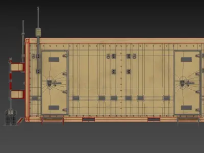 UAV Ground Control Station Container 3D model