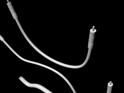 Cables untextured Free 3D model