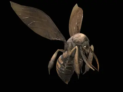 FlyingBugA3 Low-poly 3D model