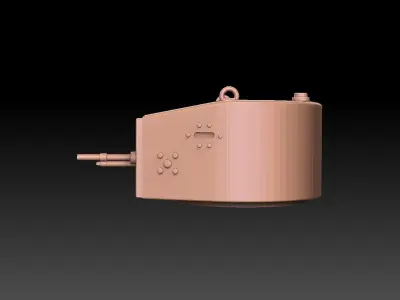 T35 Tank Turrets ROYALTY FREE VERSION 3D print model