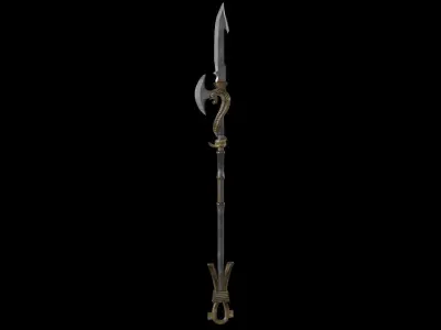 Spear02 elder scrolls iii sword Low-poly 3D model