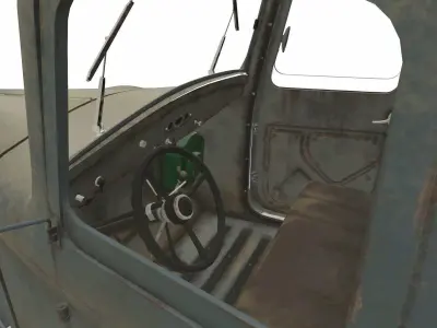 Citroen type 45 Low-poly 3D model