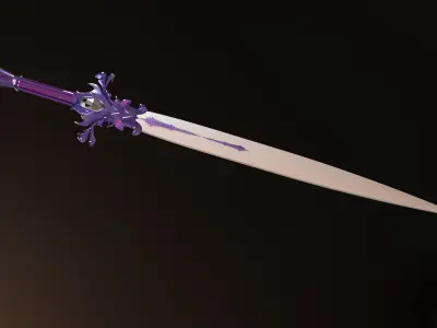 Twin Royal Swords Royal Swords - Twin Melee Weapons Low-poly 3D model