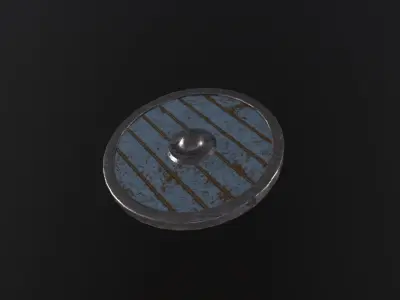 Viking Weapons 3D Model Low-poly 3D model