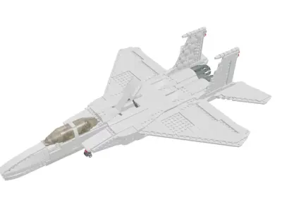 MocBricks3D - Lego F-15E Strike Eagle 3D print model