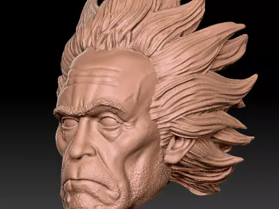 Realistic Cartoon Scientist 3D print model purchase