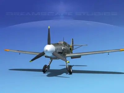 Messerschmitt BF-109 V01 3D model