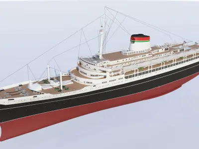 SS Andrea Doria 3D model