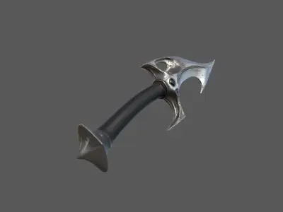 Ancient Harpoon Blade - Game-Ready 3D Weapon  Low-poly 3D model