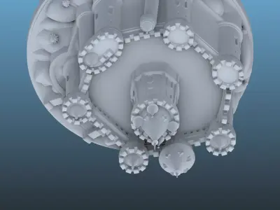 High-Detail Medieval Castle PM-108 3D print model