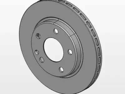 Disk brake Mercedes-Benz Class A160 Free 3D model