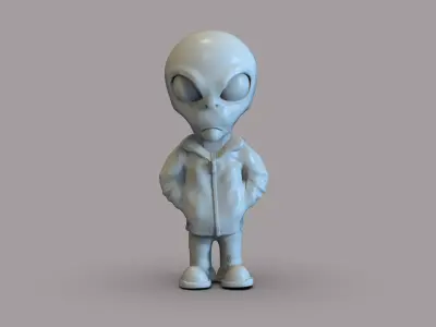 Cool Alien 3D print model