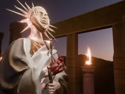 Temple Animation 3D model