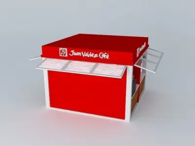 Basic Juan Valdez Cafe Store Free 3D model