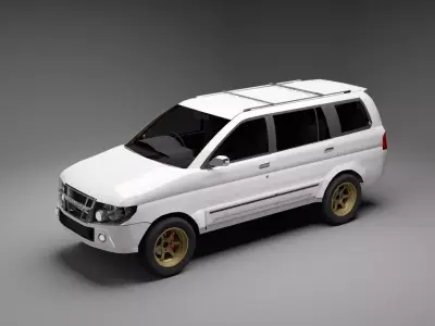 Isuzu Panther Free low-poly 3D model