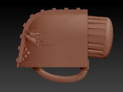 Giant War walker classic head print model 3D print model