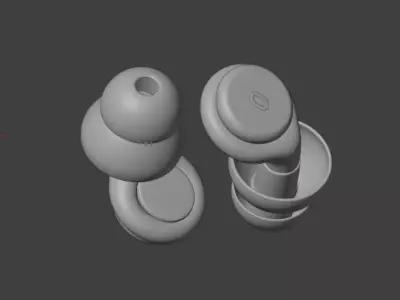 Earplugs 3D Product Model 3D model