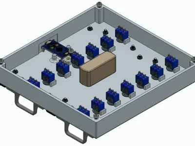 Zlin 142 143 242 Circuit switches for simulator 3D print model