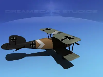 Albatross DIII Fighter 3D model
