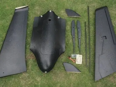 UAV Skywalker X8 Low-poly 3D model