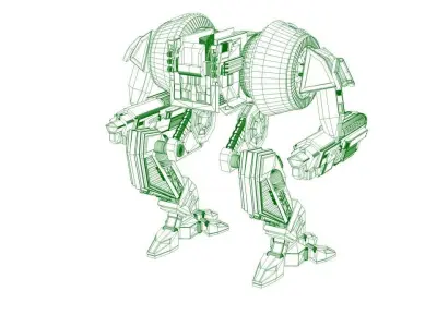 3D Robot model lego star wars 3D model