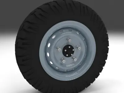 Offroad Wheel 3D model