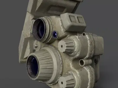 Enhanced Night Vision Goggle Low-poly 3D model