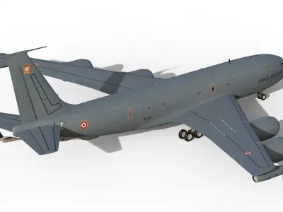C-135FR  Stratotanker 3D model