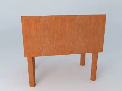 An outdoor chair. Free 3D model