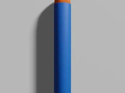 Blender Nerf Dart Free low-poly 3D model