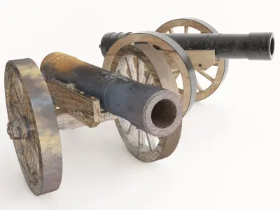 Cannon vol 02 3D model