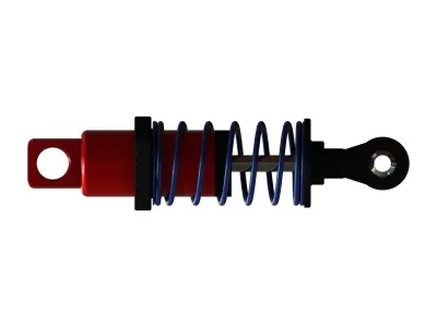 RC Shock Absorber Front 3D model