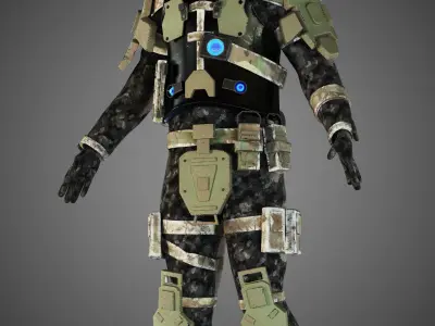 Titanfall pilot 3D model