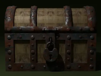 Treasure chest Free 3D model