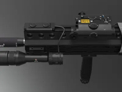 m4 Collector Fps - Tps Low-poly 3D model