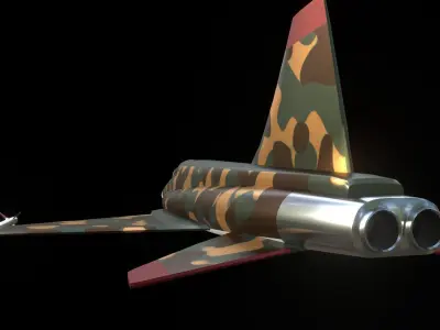 Modern Fighter Jet - Northrop F-5 Freedom Fighter 3D print model