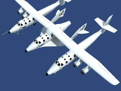 Scaled Composites White Knight Two 3D model